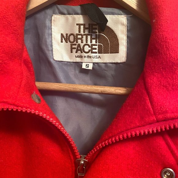 *VINTAGE* Wool North Face Bomber Jacket - Picture 3 of 9
